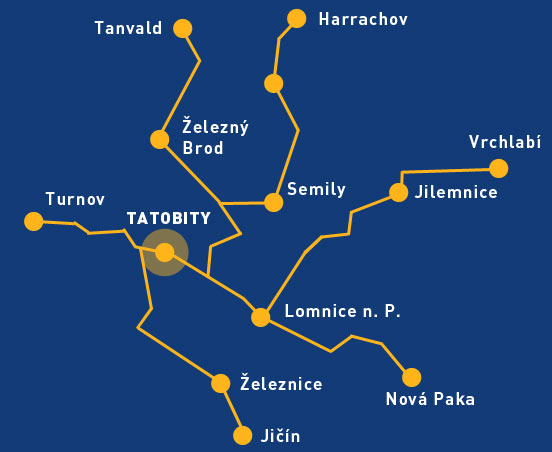Mapa rozvozu uhlí pro Semilský okres a další
